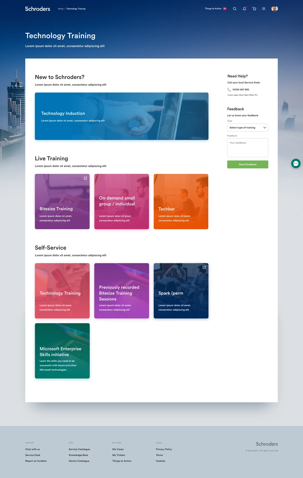 Schroders Technology Training